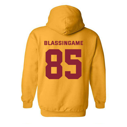 Minnesota - NCAA Football : Rico Blassingame - Sports Shersey Hooded Sweatshirt-1