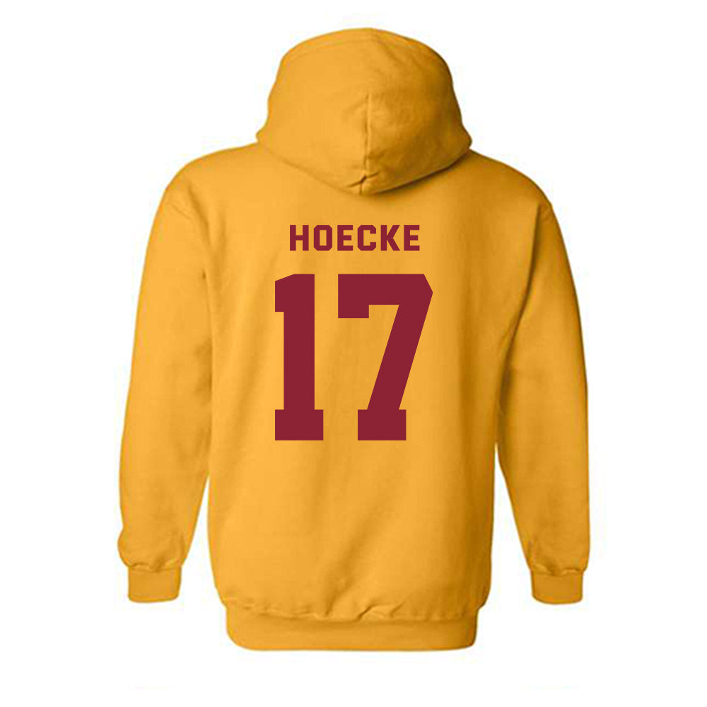 Minnesota - NCAA Women's Volleyball : Elena Hoecke - Sports Shersey Hooded Sweatshirt-1