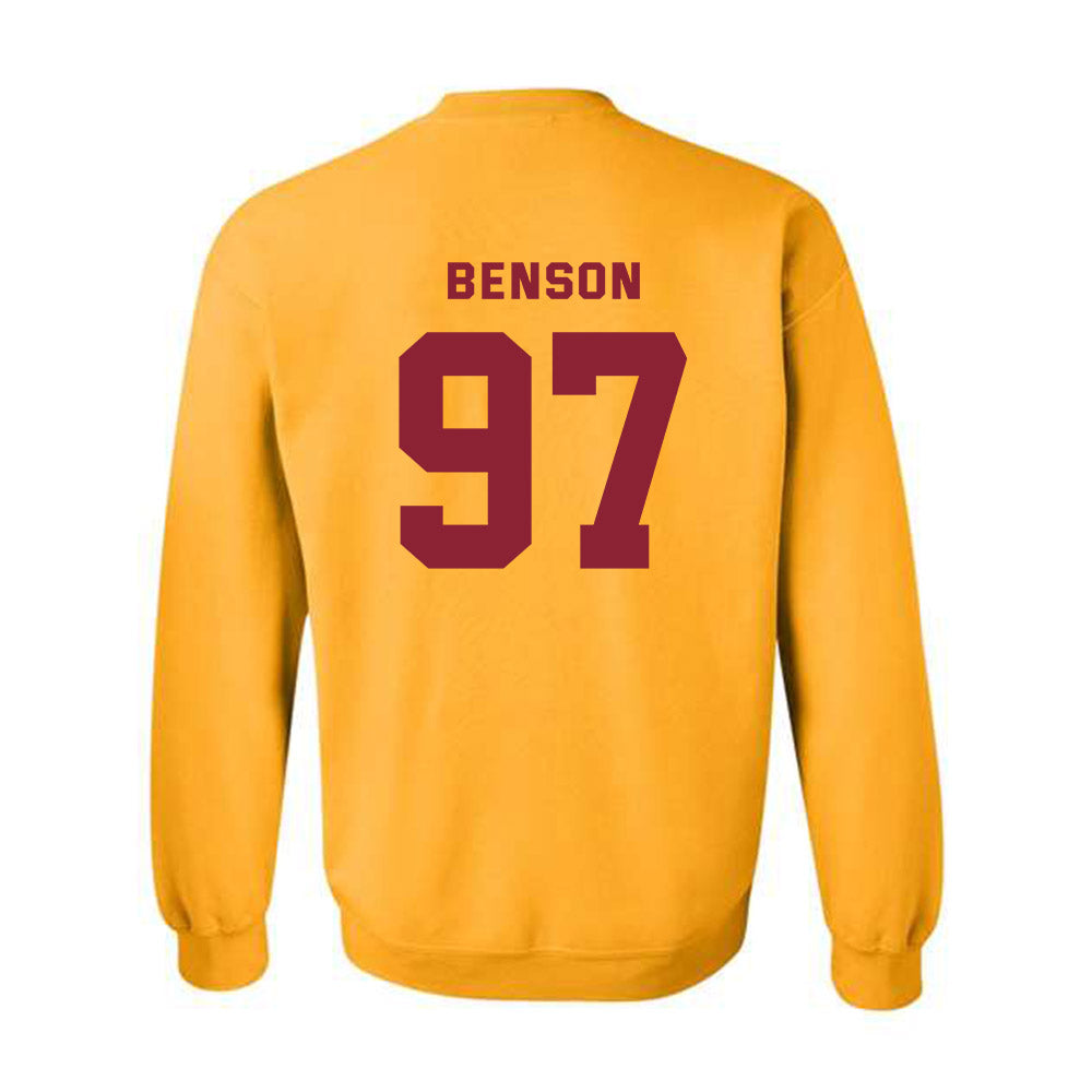 Minnesota - NCAA Football : Jeremiah Benson - Sports Shersey Crewneck Sweatshirt-1