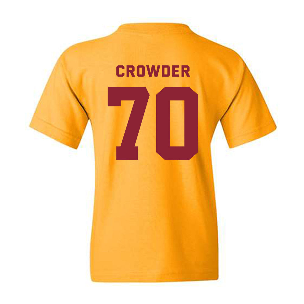 Minnesota - NCAA Football : Naquan Crowder - Sports Shersey Youth T-Shirt-1