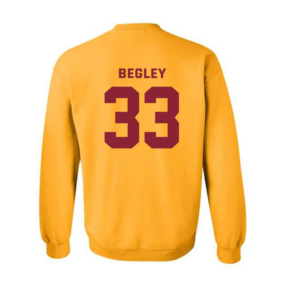Minnesota - NCAA Men's Ice Hockey : Axel Begley - Sports Shersey Crewneck Sweatshirt-1
