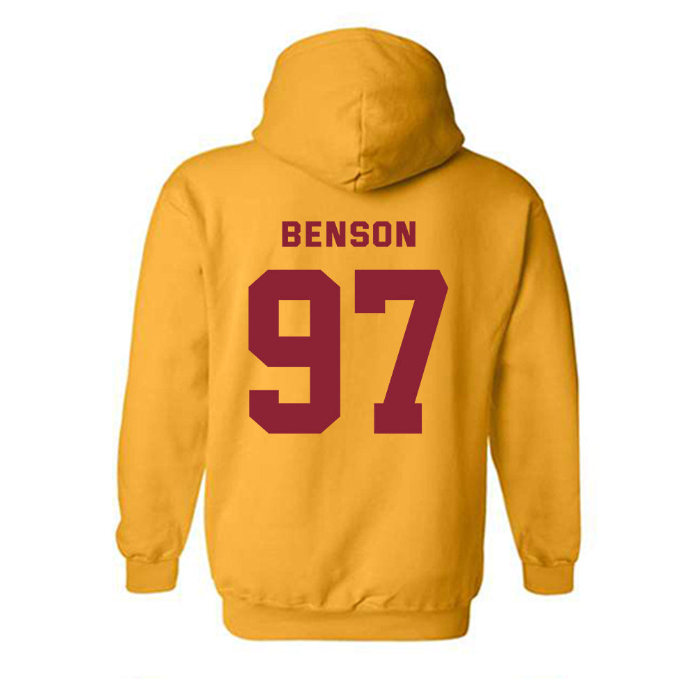 Minnesota - NCAA Football : Jeremiah Benson - Sports Shersey Hooded Sweatshirt-1