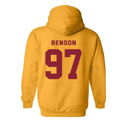 Minnesota - NCAA Football : Jeremiah Benson - Sports Shersey Hooded Sweatshirt-1