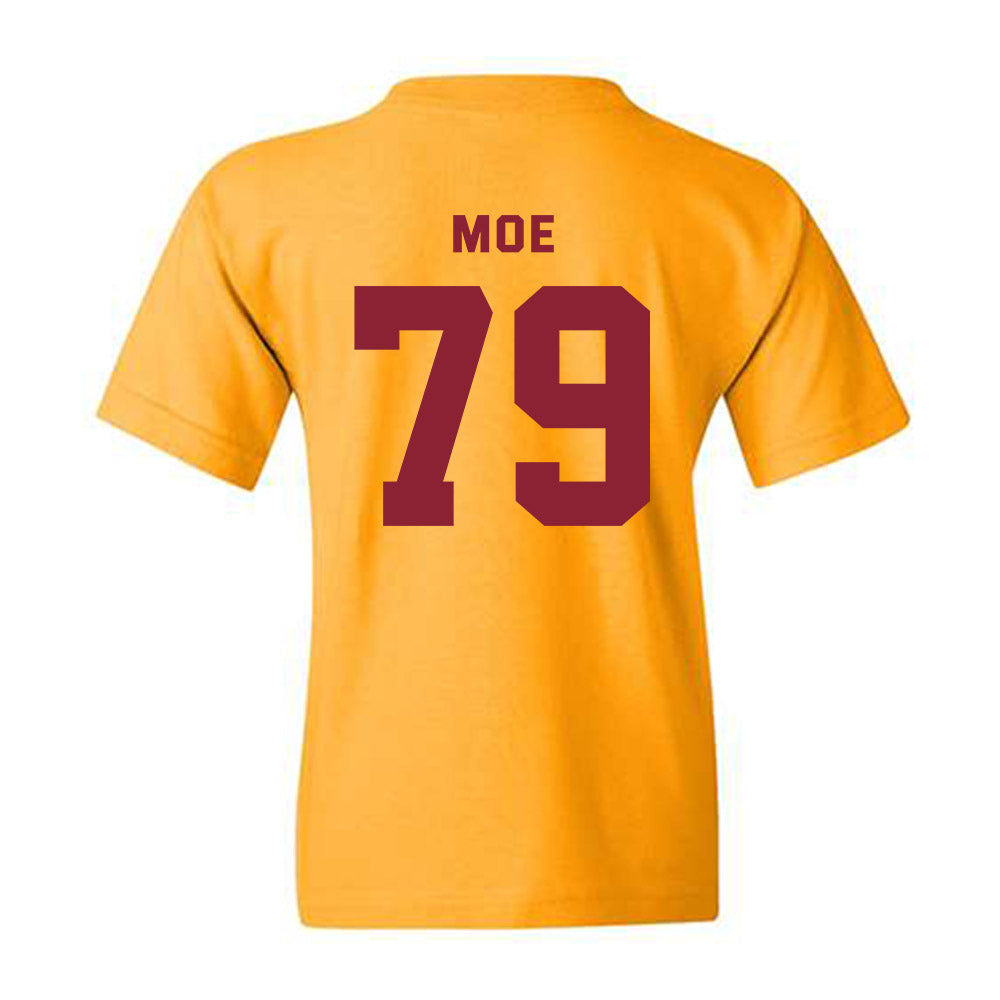 Minnesota - NCAA Men's Ice Hockey : Mason Moe - Sports Shersey Youth T-Shirt-1