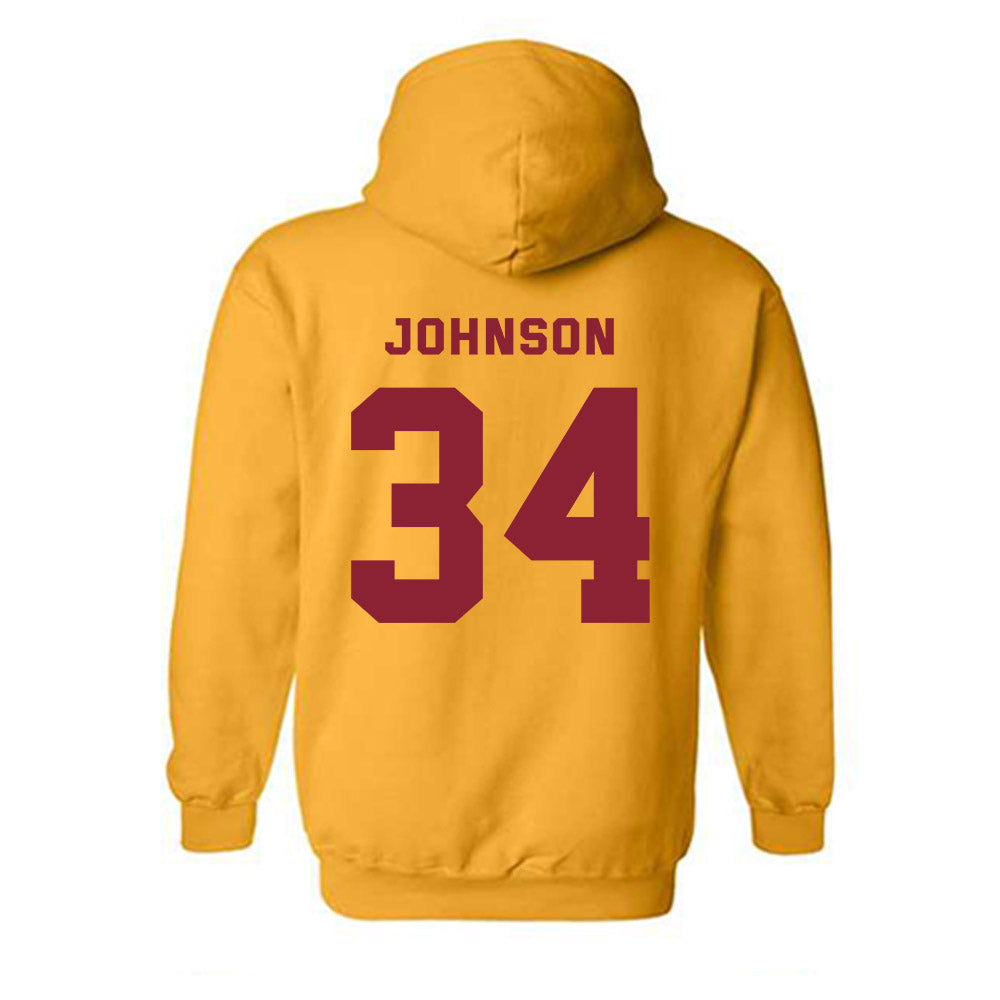 Minnesota - NCAA Softball : Cassie Johnson - Sports Shersey Hooded Sweatshirt-1