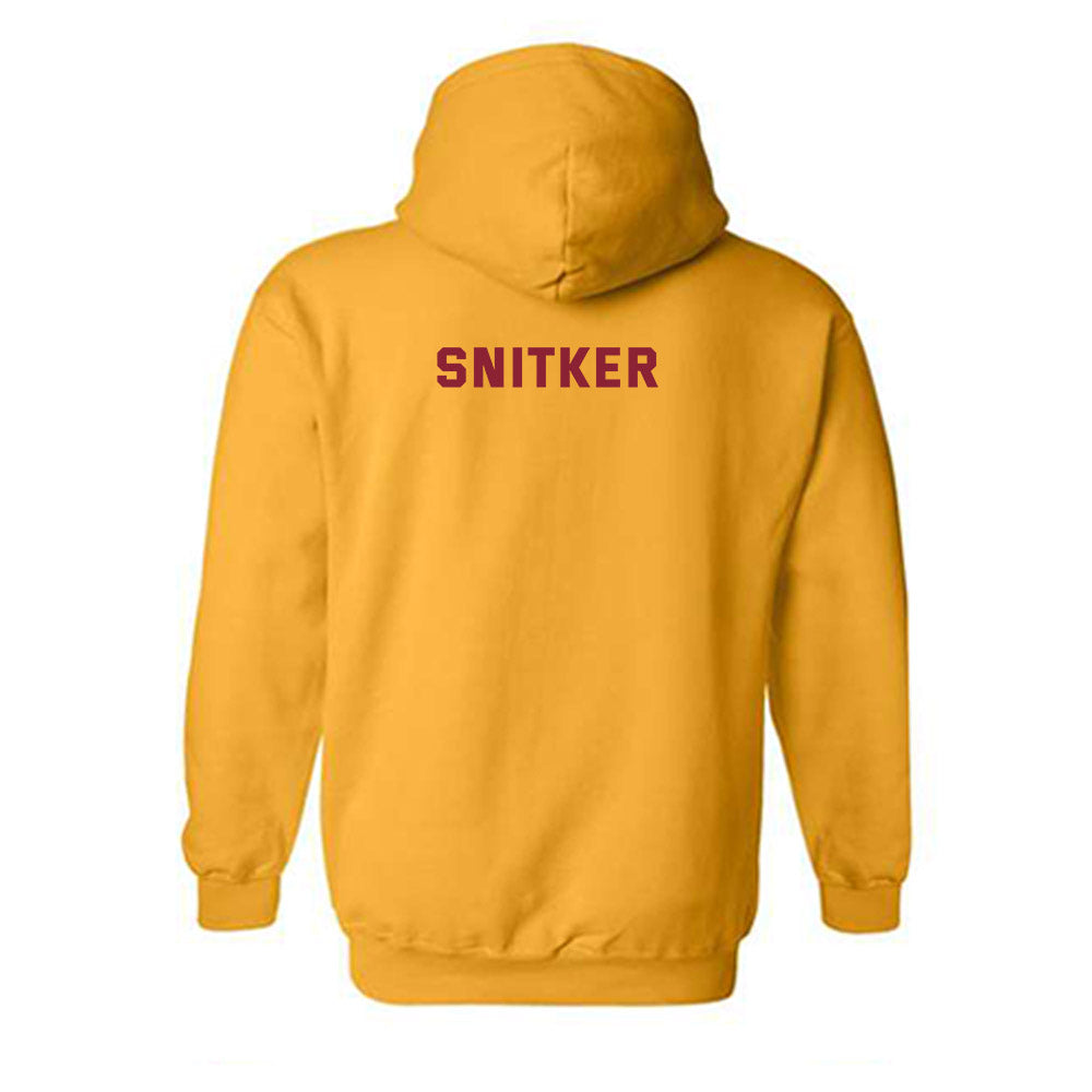 Minnesota - NCAA Men's Track & Field : Sam Snitker - Sports Shersey Hooded Sweatshirt-1
