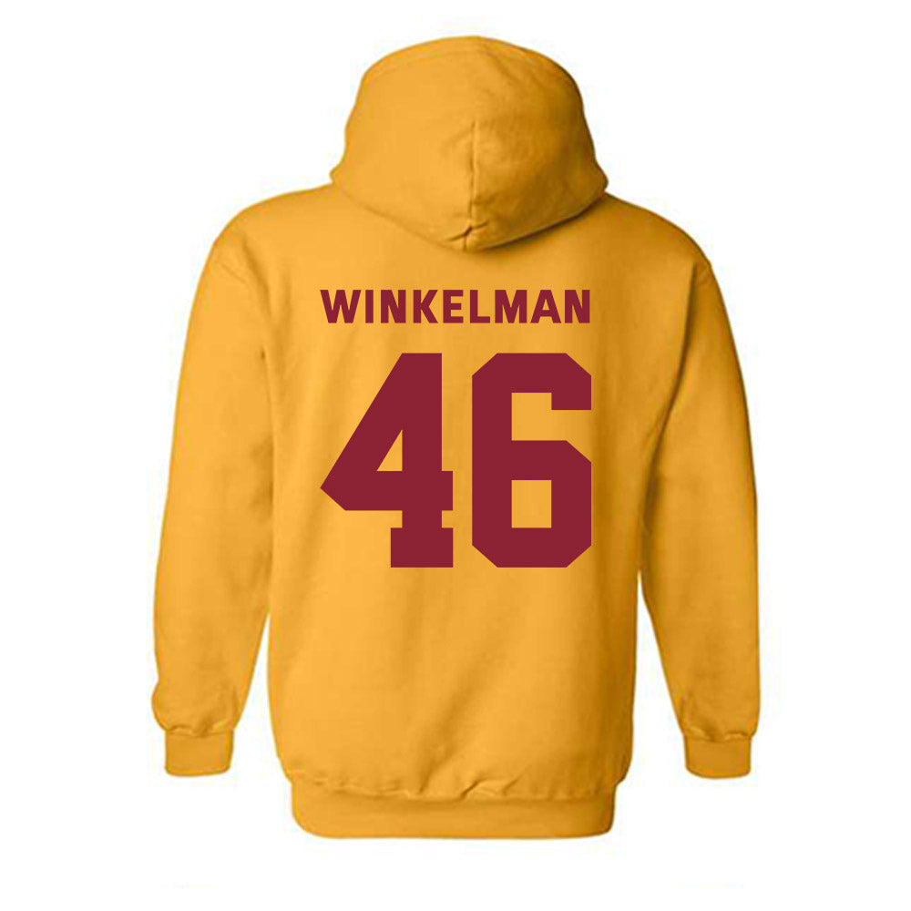 Minnesota - NCAA Baseball : Logan Winkelman - Sports Shersey Hooded Sweatshirt-1