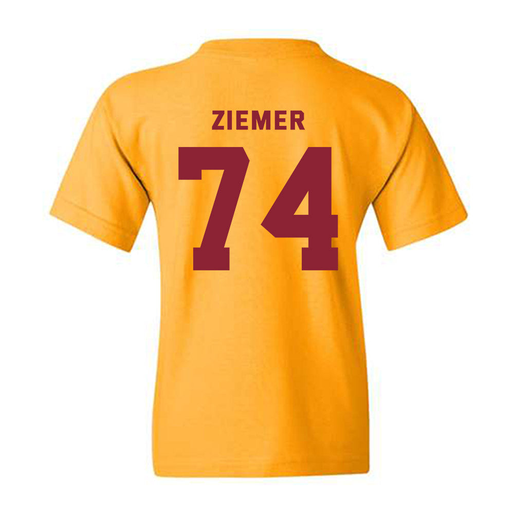 Minnesota - NCAA Men's Ice Hockey : Brodie Ziemer - Sports Shersey Youth T-Shirt-1