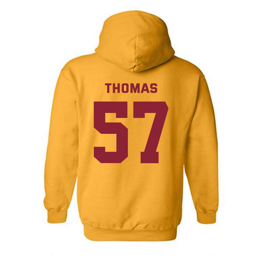 Minnesota - NCAA Football : Aaron Thomas - Sports Shersey Hooded Sweatshirt-1
