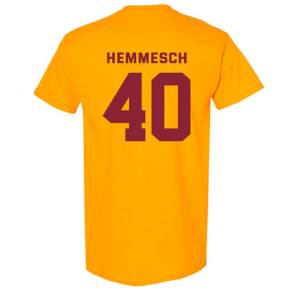 Minnesota - NCAA Baseball : Tyler Hemmesch - Sports Shersey T-Shirt-1