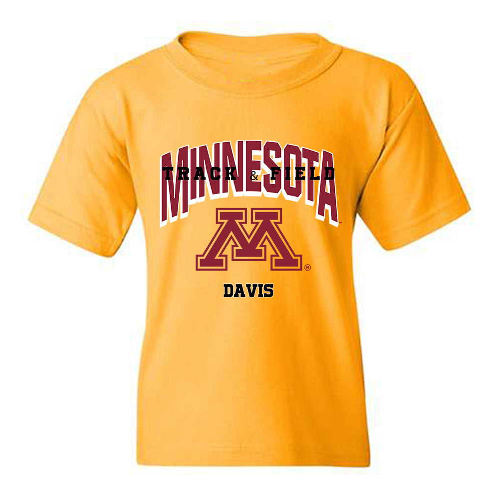 Minnesota - NCAA Women's Track & Field : Kyaliah Davis - Sports Shersey Youth T-Shirt-0