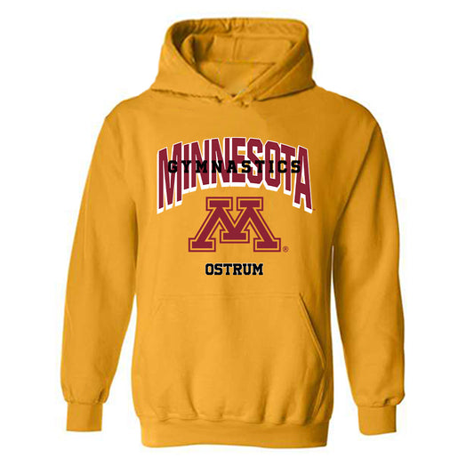 Minnesota - NCAA Women's Gymnastics : Arianna Ostrum - Sports Shersey Hooded Sweatshirt-0
