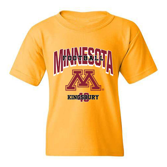 Minnesota - NCAA Football : Matt Kingsbury - Sports Shersey Youth T-Shirt-0