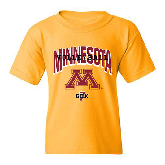 Minnesota - NCAA Women's Volleyball : Carly Gilk - Sports Shersey Youth T-Shirt-0