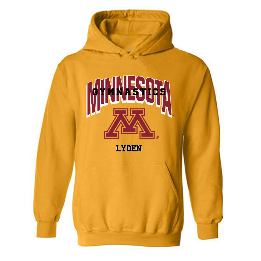Minnesota - NCAA Women's Gymnastics : Jordyn Lyden - Sports Shersey Hooded Sweatshirt-0