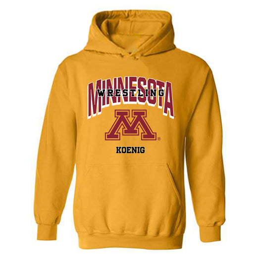 Minnesota - NCAA Wrestling : Rhett Koenig - Sports Shersey Hooded Sweatshirt-0