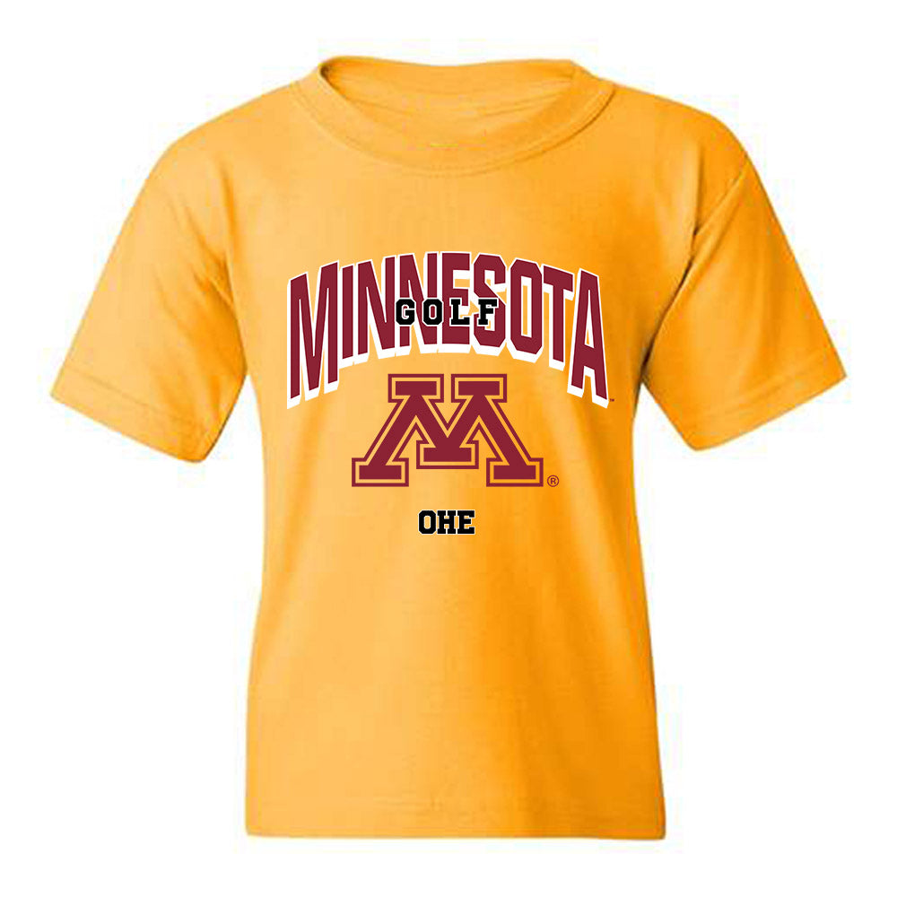 Minnesota - NCAA Men's Golf : Torger Ohe - Sports Shersey Youth T-Shirt-0