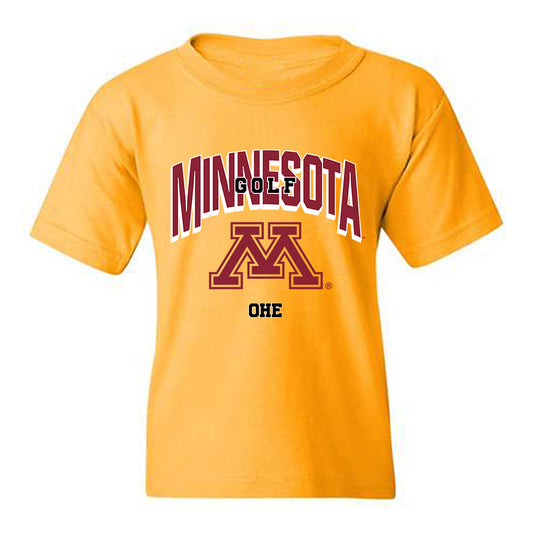 Minnesota - NCAA Men's Golf : Torger Ohe - Sports Shersey Youth T-Shirt-0