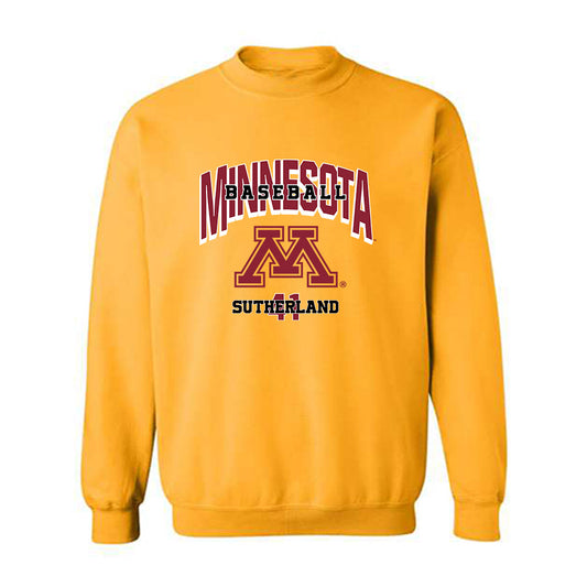 Minnesota - NCAA Baseball : Charlie Sutherland - Sports Shersey Crewneck Sweatshirt-0
