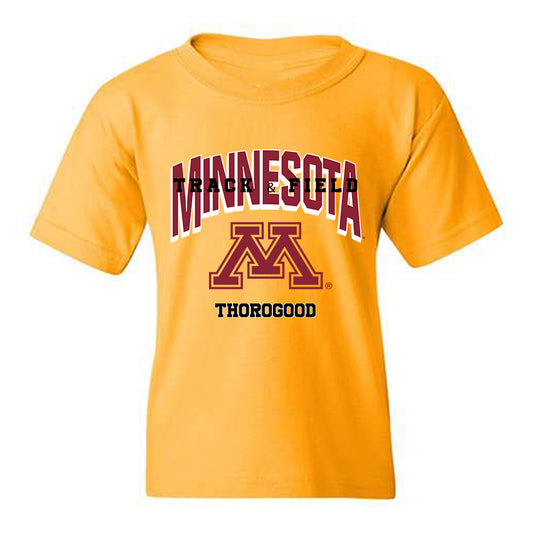 Minnesota - NCAA Men's Track & Field : Trei Thorogood - Sports Shersey Youth T-Shirt-0