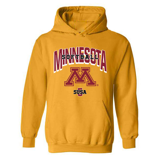 Minnesota - NCAA Softball : Natalie Susa - Sports Shersey Hooded Sweatshirt-0