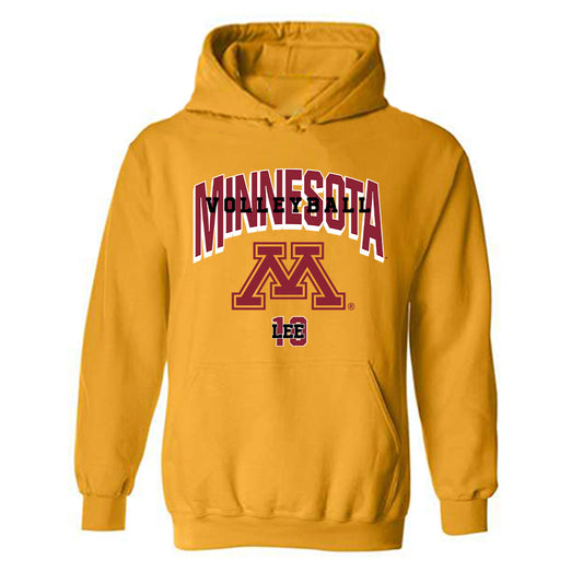 Minnesota - NCAA Women's Volleyball : Georgia Lee - Sports Shersey Hooded Sweatshirt-0