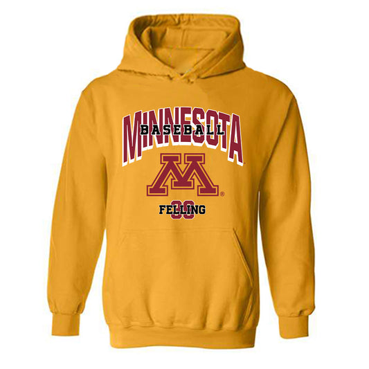 Minnesota - NCAA Baseball : Ethan Felling - Sports Shersey Hooded Sweatshirt-0