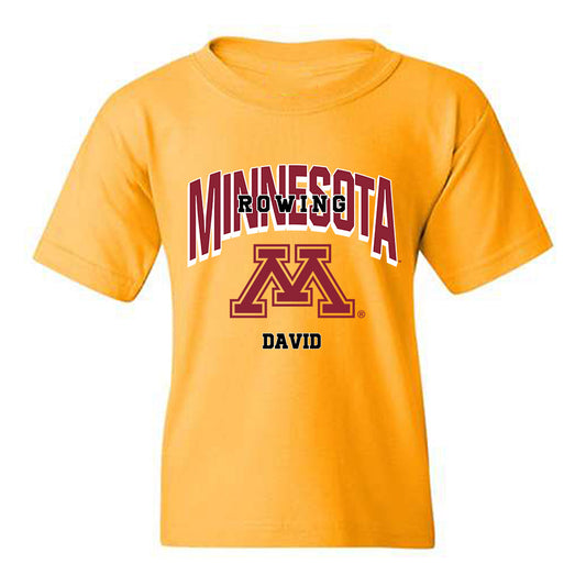 Minnesota - NCAA Women's Rowing : Raetara David - Sports Shersey Youth T-Shirt-0
