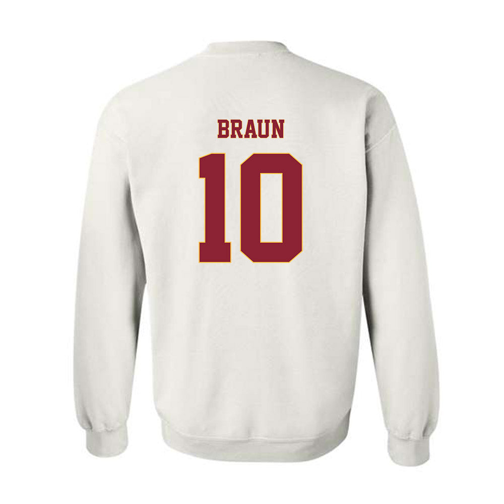 Minnesota - NCAA Women's Basketball : Mara Braun - Classic Fashion Shersey Crewneck Sweatshirt-1