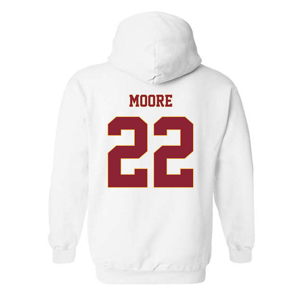 Minnesota - NCAA Men's Ice Hockey : Javon Moore - Classic Fashion Shersey Hooded Sweatshirt-1