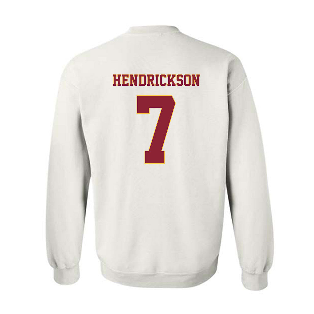 Minnesota - NCAA Men's Ice Hockey : Beckett Hendrickson - Classic Fashion Shersey Crewneck Sweatshirt-1