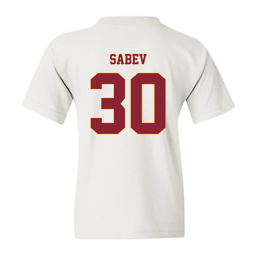 Minnesota - NCAA Men's Ice Hockey : Alexander Sabev - Classic Fashion Shersey Youth T-Shirt-1