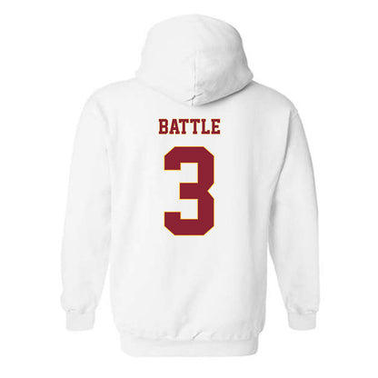 Minnesota - NCAA Women's Basketball : Amaya Battle - Classic Fashion Shersey Hooded Sweatshirt-1