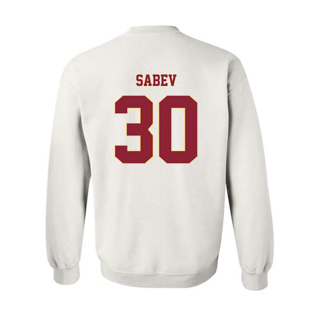 Minnesota - NCAA Men's Ice Hockey : Alexander Sabev - Classic Fashion Shersey Crewneck Sweatshirt-1