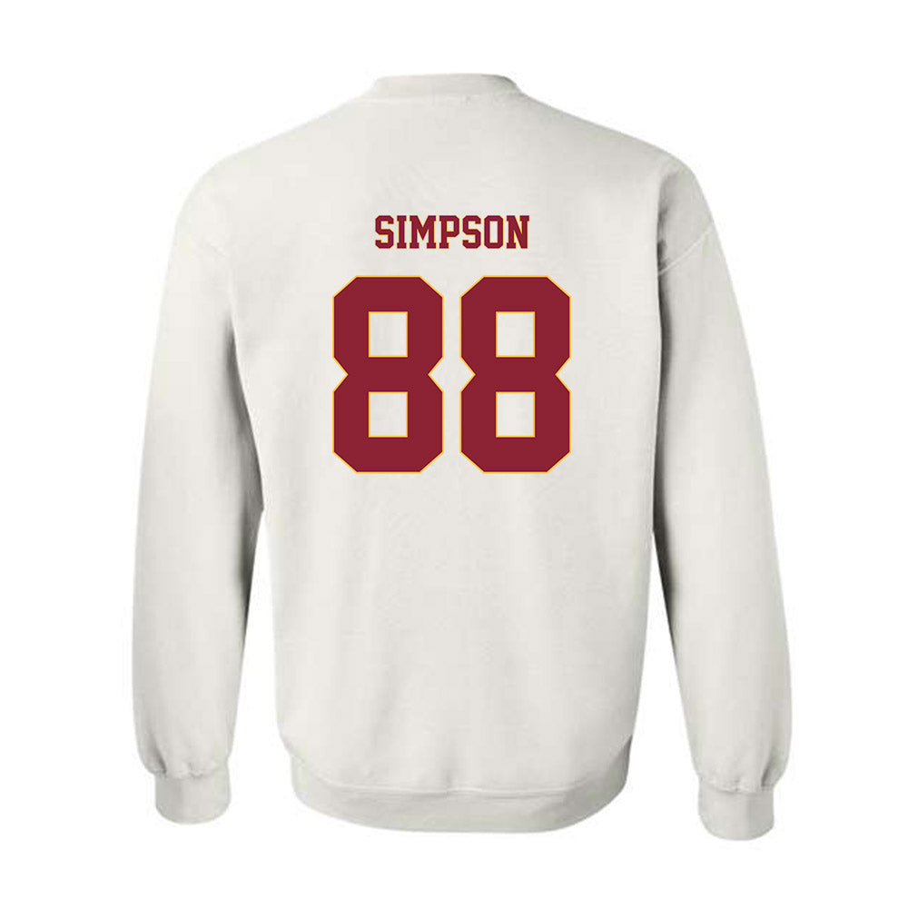 Minnesota - NCAA Football : Jacob Simpson - Classic Fashion Shersey Crewneck Sweatshirt-1
