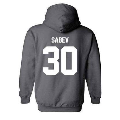 Minnesota - NCAA Men's Ice Hockey : Alexander Sabev - Classic Fashion Shersey Hooded Sweatshirt-1
