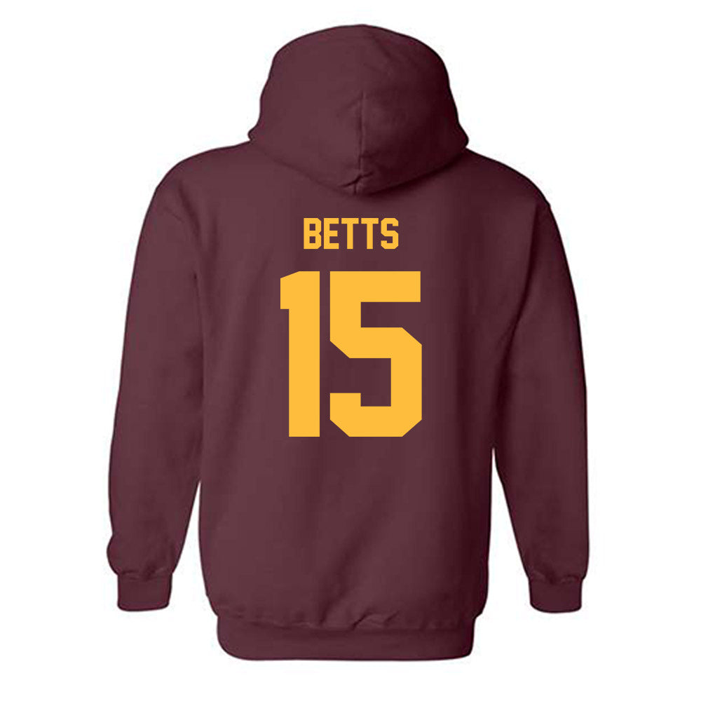 Minnesota - NCAA Men's Basketball : Kadyn Betts - Classic Shersey Hooded Sweatshirt-1