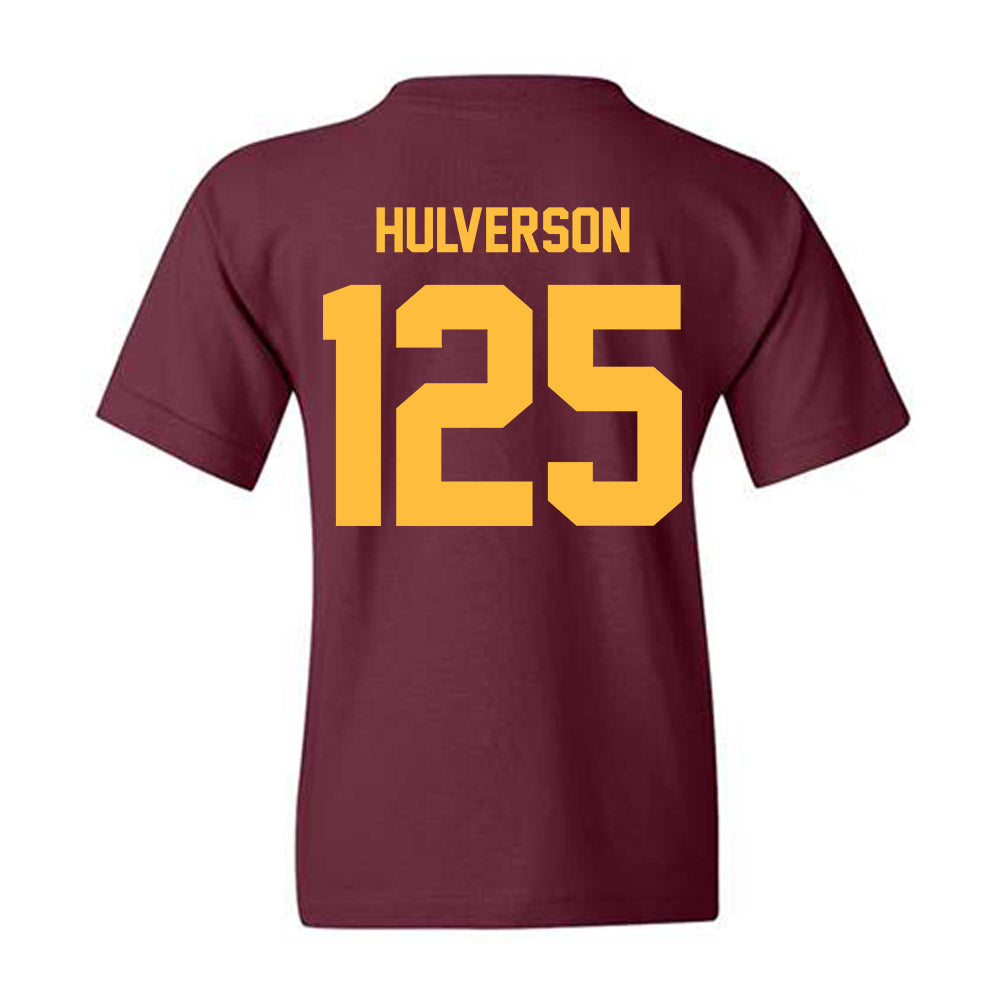 Minnesota - NCAA Wrestling : Quincy Hulverson - Classic Shersey Youth T-Shirt-1