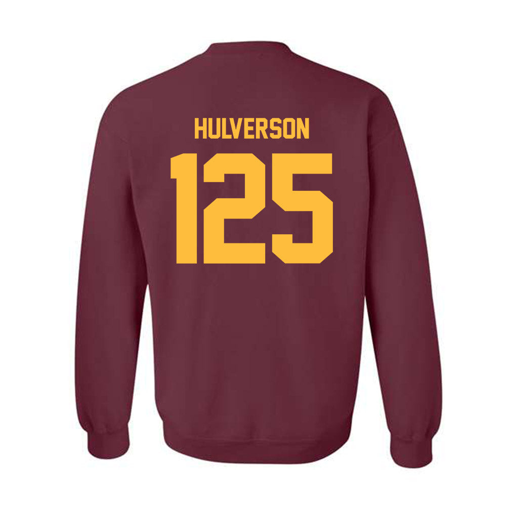 Minnesota - NCAA Wrestling : Quincy Hulverson - Classic Shersey Crewneck Sweatshirt-1