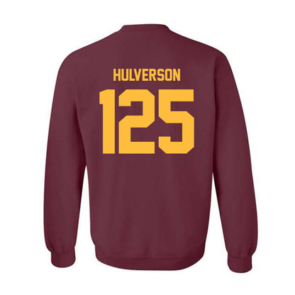 Minnesota - NCAA Wrestling : Quincy Hulverson - Classic Shersey Crewneck Sweatshirt-1