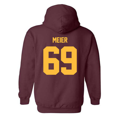 Minnesota - NCAA Football : Gavin Meier - Classic Shersey Hooded Sweatshirt-1