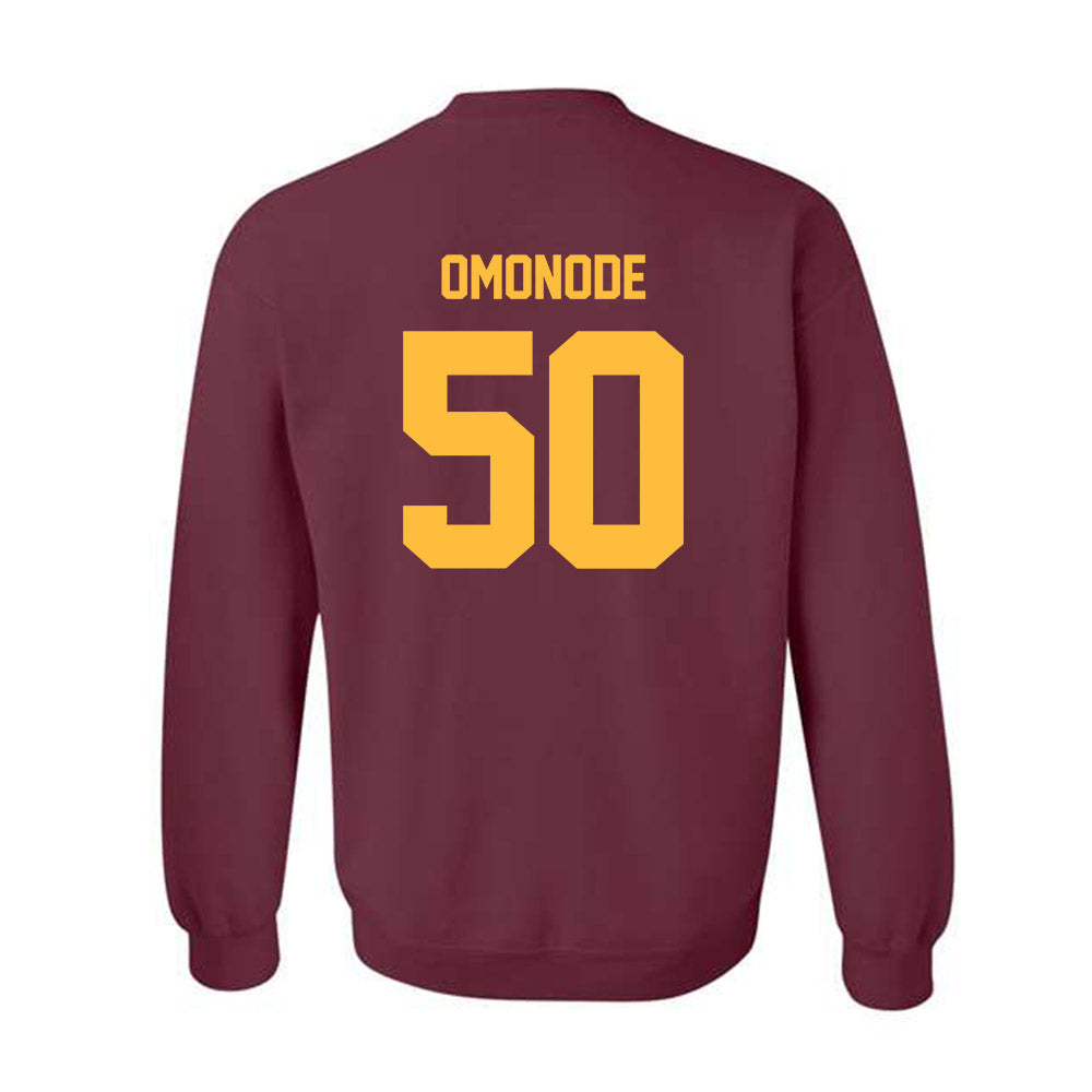 Minnesota - NCAA Football : Mo Omonode - Classic Shersey Crewneck Sweatshirt-1