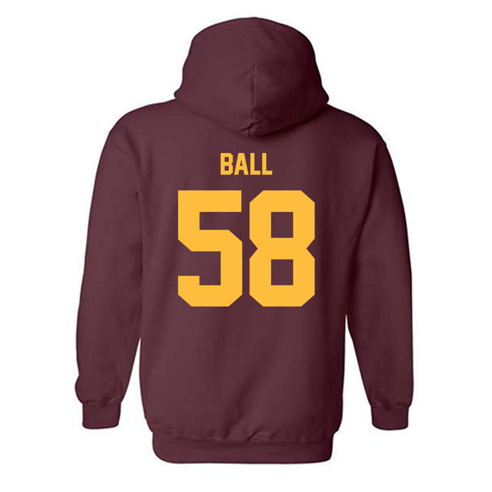 Minnesota - NCAA Football : Jaden Ball - Classic Shersey Hooded Sweatshirt-1