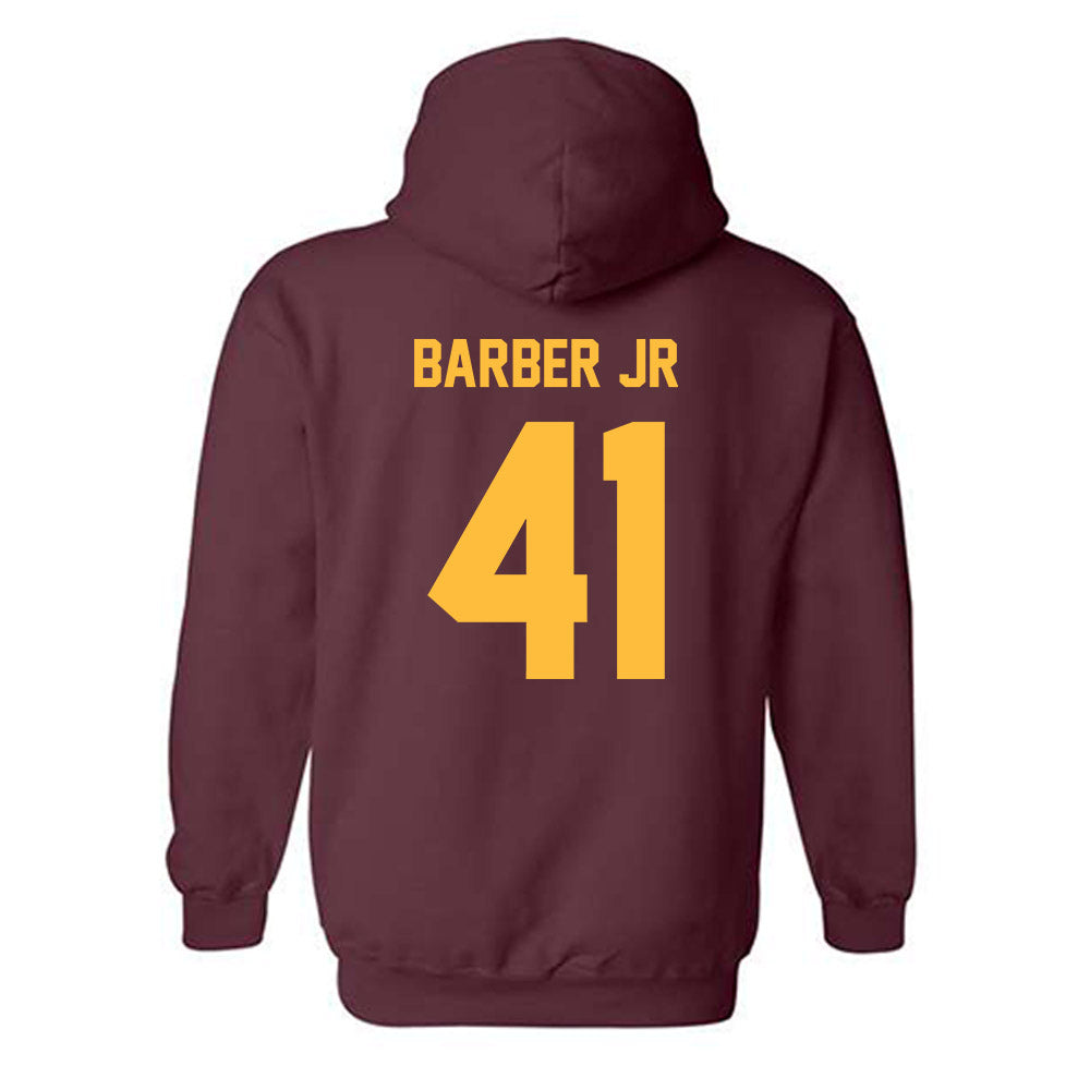 Minnesota - NCAA Football : Marion Barber Jr - Classic Shersey Hooded Sweatshirt-1