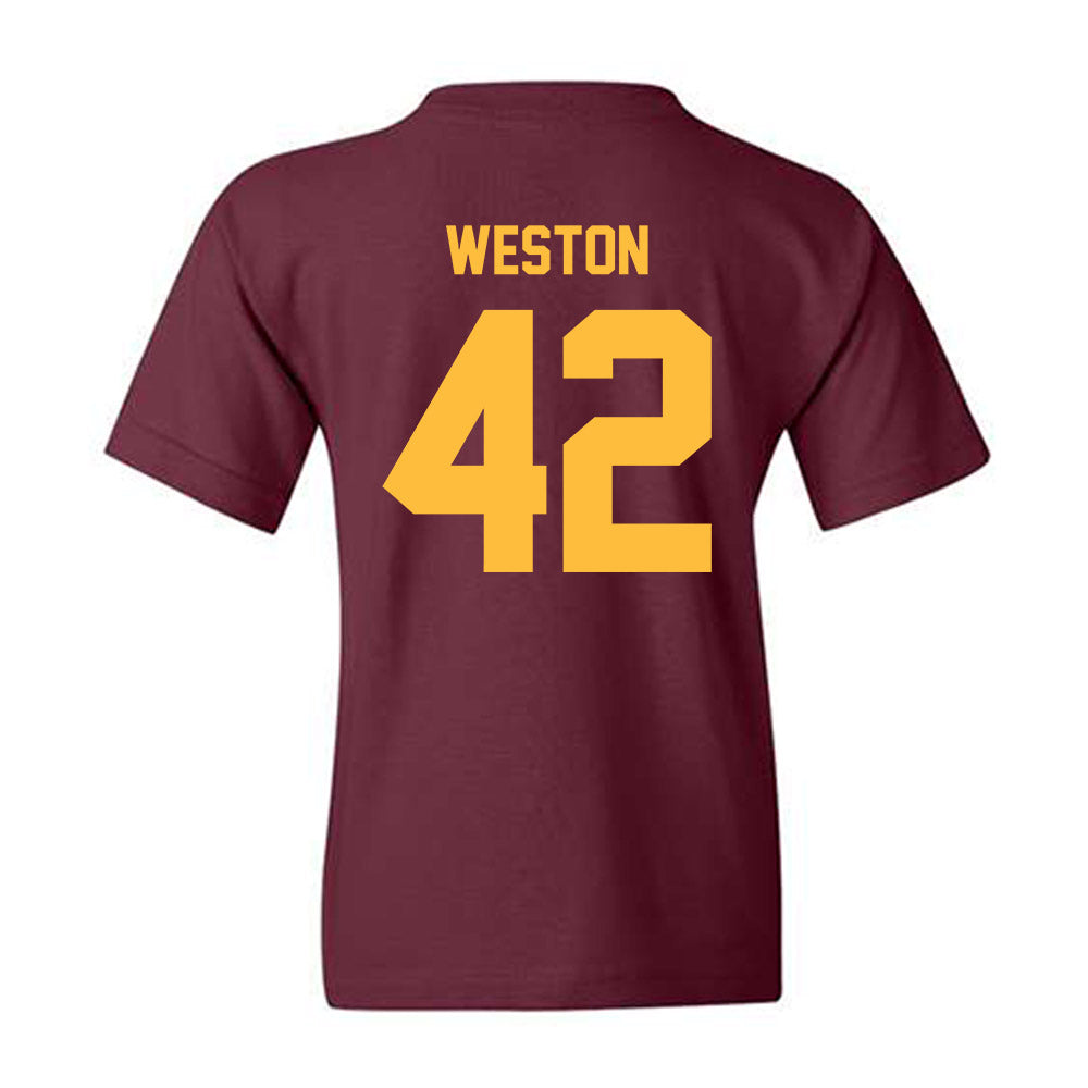 Minnesota - NCAA Football : Tom Weston - Classic Shersey Youth T-Shirt-1