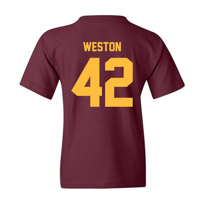 Minnesota - NCAA Football : Tom Weston - Classic Shersey Youth T-Shirt-1