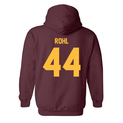 Minnesota - NCAA Football : George Rohl - Classic Shersey Hooded Sweatshirt-1