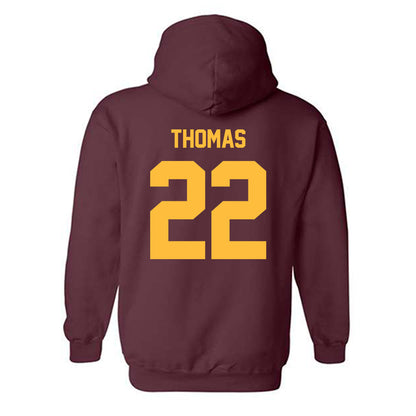 Minnesota - NCAA Football : Jaron Thomas - Classic Shersey Hooded Sweatshirt-1