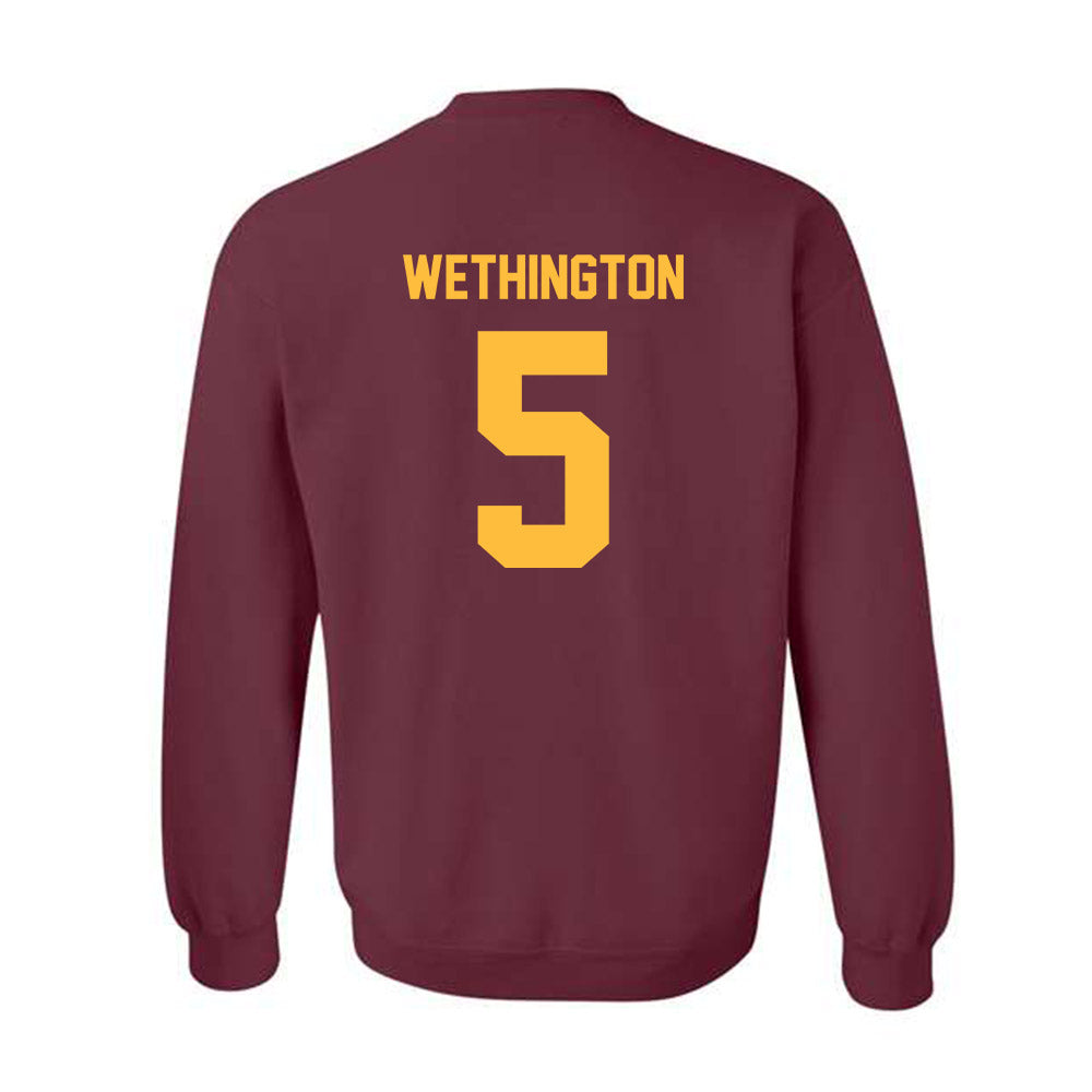 Minnesota - NCAA Women's Ice Hockey : Madeline Wethington - Classic Shersey Crewneck Sweatshirt-1
