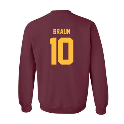 Minnesota - NCAA Women's Basketball : Mara Braun - Classic Shersey Crewneck Sweatshirt-1